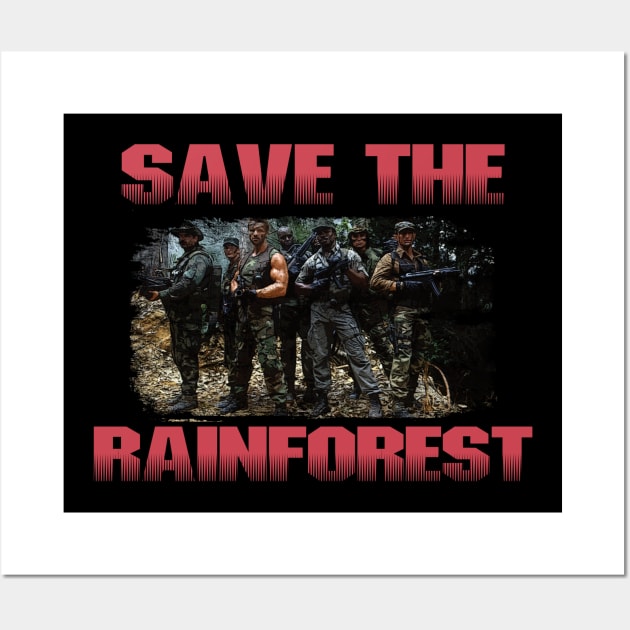 Predator Crew - Save the Rainforest Wall Art by MonkeyKing